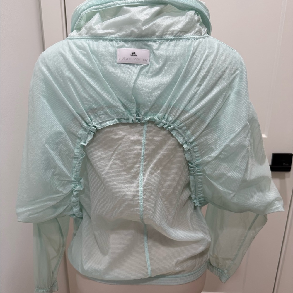 adidas Stella McCartney Light Mint Hooded Windbreaker